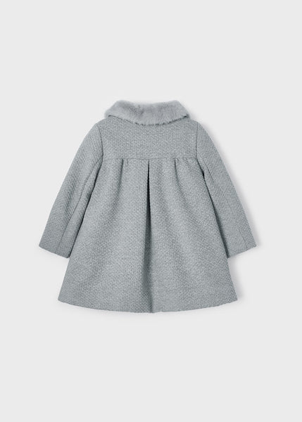 Structured knit coat for baby Art. 12-02432-028