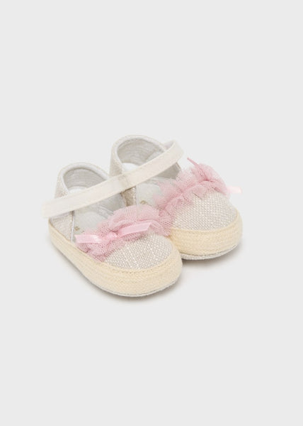 Espadrille with ruffle for newborn Art. 23-09634-093