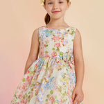 Printed Linen Dress For Girl Ref. 23-5034-3