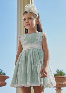 Girl Plumeti Tulle Dress Ref. 23-05037-060