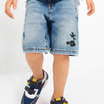 Short-sleeved polo shirt with sustainable cotton print for boys Art. 23-03150-027