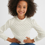 Printed knit blouse for girl 7173-11\7031-17\7591-57
