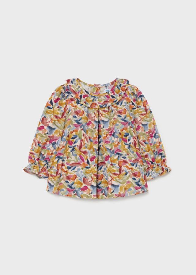 Printed blouse for baby girl Art. 11-02151-064 WITH Long jeans for baby girl Art. 11-00576-051