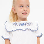 Plumeti short-sleeved blouse with cotton embroidery for girl Art. 23-03142-019