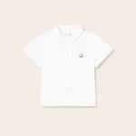 Short-sleeved cotton shirt for newborn Art. 23-01189-060
