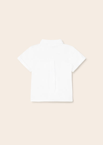 Short-sleeved cotton shirt for newborn Art. 23-01189-060