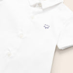 Short-sleeved cotton shirt for newborn Art. 23-01189-060