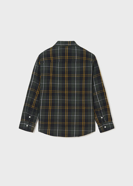 Checked long-sleeved shirt for boy ECOFRIENDS