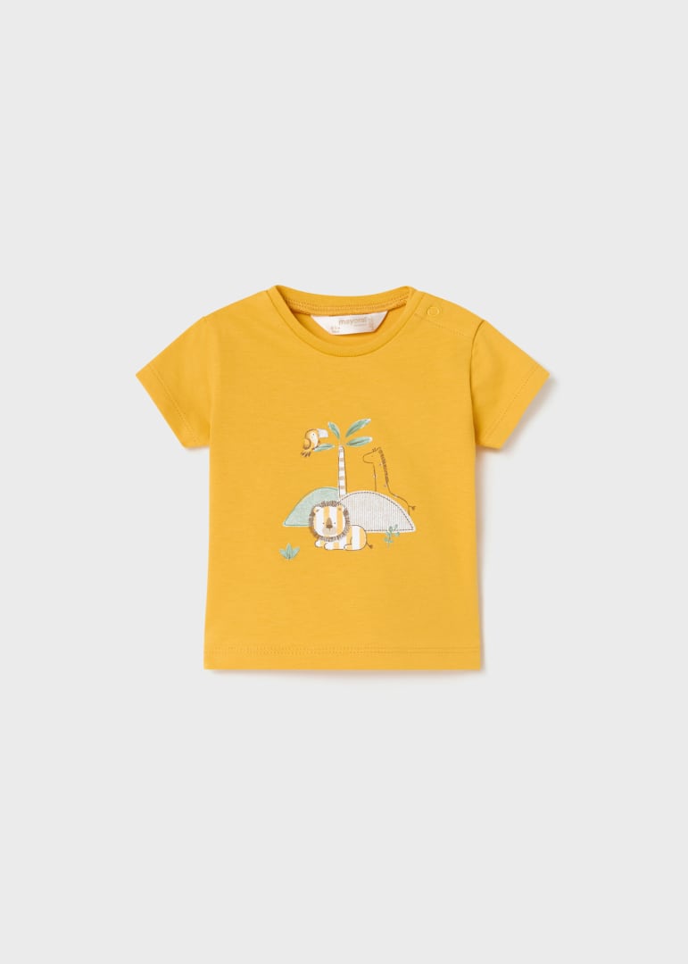 T-shirt with a printed motif in cotton for newborns Art. 23-01001-017