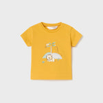 T-shirt with a printed motif in cotton for newborns Art. 23-01001-017