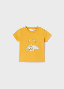 T-shirt with a printed motif in cotton for newborns Art. 23-01001-017