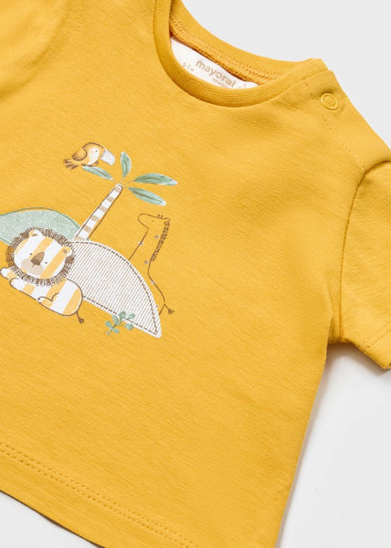 T-shirt with a printed motif in cotton for newborns Art. 23-01001-017