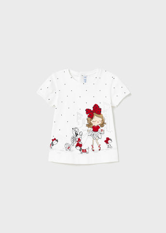 T-shirt with a printed motif in sustainable cotton for babies Art. 23-01004-015