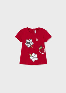 T-shirt with a printed motif in sustainable cotton for babies Art. 23-01014-010