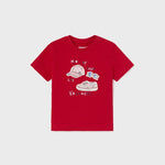 T-shirt with a printed motif in sustainable cotton for babies Art. 23-01025-035