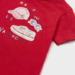 T-shirt with a printed motif in sustainable cotton for babies Art. 23-01025-035