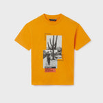 T-shirt with a printed motif in sustainable cotton for a boy Art. 23-06073-093