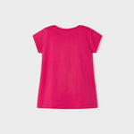 T-shirt with a printed motif in sustainable cotton for girls Art. 23-03070-043