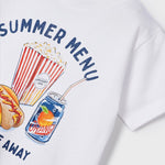 T-shirt with a printed motif in sustainable cotton for a boy Art. 23-03012-035