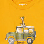 T-shirt with an interactive motif in sustainable cotton for babies Art. 23-01029-044