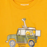 T-shirt with an interactive motif in sustainable cotton for babies Art. 23-01029-044