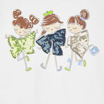Girl's fur vest Art. 11-04380-075/ECOFRIENDS long sleeve dolls girl t-shirt Art. 11-04008-050