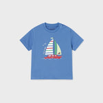 Short-sleeved T-shirt with an interactive motif for babies Art. 23-01022-077