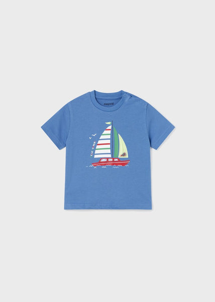 Short-sleeved T-shirt with an interactive motif for babies Art. 23-01022-077