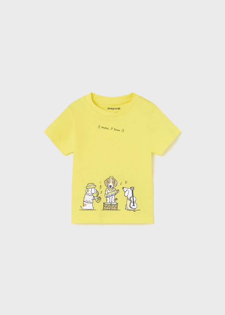 Sustainable cotton printed short-sleeved T-shirt for baby Art. 23-01017-029