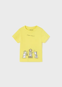 Sustainable cotton printed short-sleeved T-shirt for baby Art. 23-01017-029