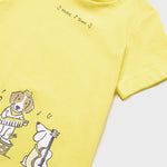 Sustainable cotton printed short-sleeved T-shirt for baby Art. 23-01017-029