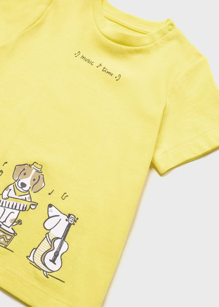 Sustainable cotton printed short-sleeved T-shirt for baby Art. 23-01017-029