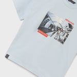 Boys' sustainable cotton skater fit t-shirt Art. 23-06081-010