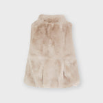 Girl's fur vest Art. 11-04380-075/ECOFRIENDS long sleeve dolls girl t-shirt Art. 11-04008-050