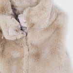 Girl's fur vest Art. 11-04380-075/ECOFRIENDS long sleeve dolls girl t-shirt Art. 11-04008-050