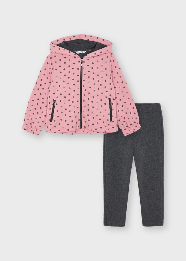Girl's printed tracksuit Art. 11-04841-025