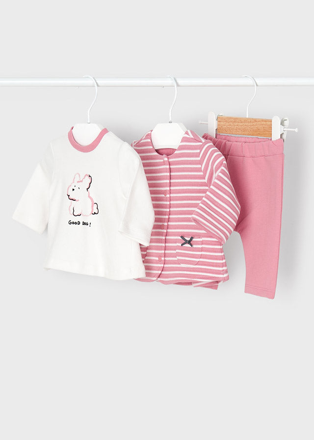 3-piece padded tracksuit for newborns ECOFRIENDS 2618-84