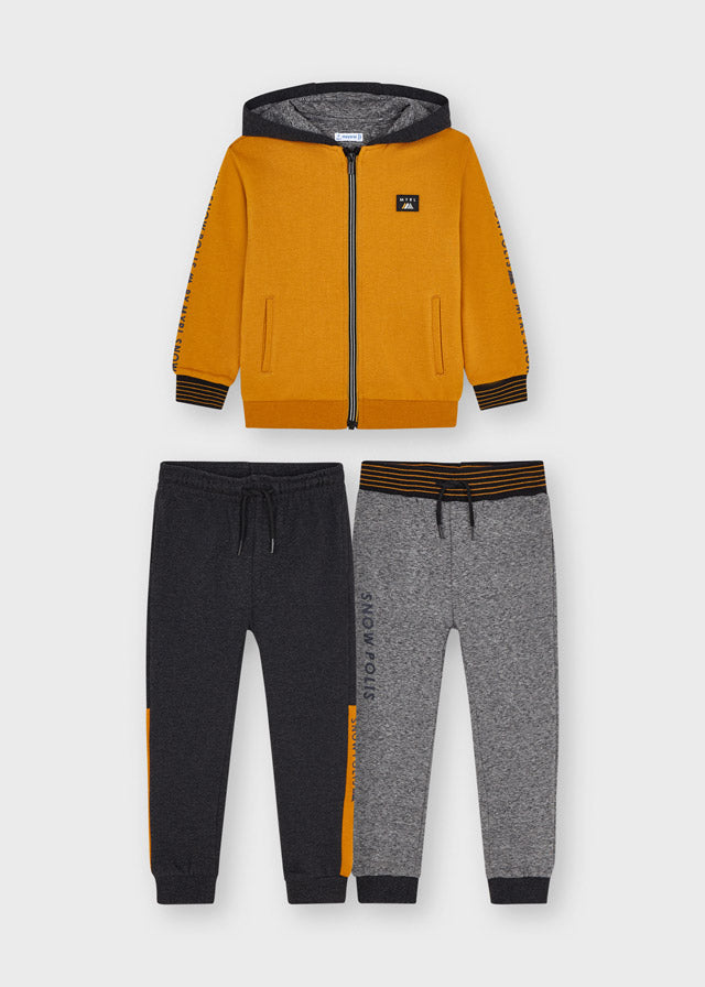 3-piece kangaroo hooded tracksuit for boy Art. 11-04828-054