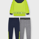 3-piece kangaroo hooded tracksuit for boy Art. 11-04828-056