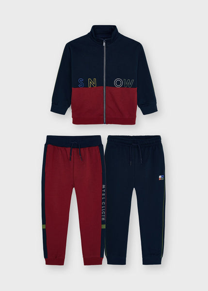 3 قطعة الكنغر tracksuit دون غطاء محرك السيارة لصبي Art. 11-04829-059