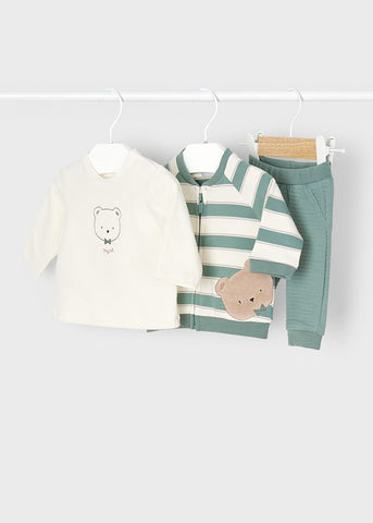 3-piece tracksuit for newborn ECOFRIENDS2645-16