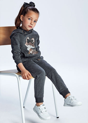 Girls' sequin applique tracksuit Art. 11-04840-016
