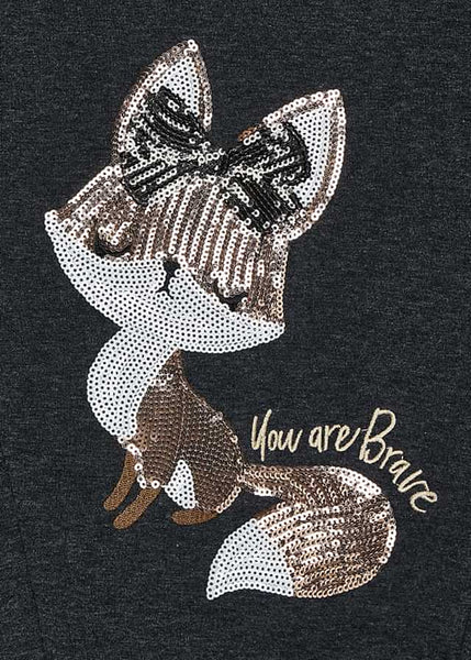 Girls' sequin applique tracksuit Art. 11-04840-016