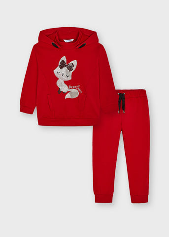 Girls' sequin applique tracksuit Art. 11-04840-018