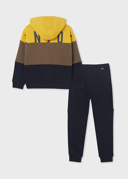 الصبي كتل tracksuit الفن.