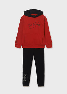 Boy's Contrast Hooded Tracksuit 7822-63