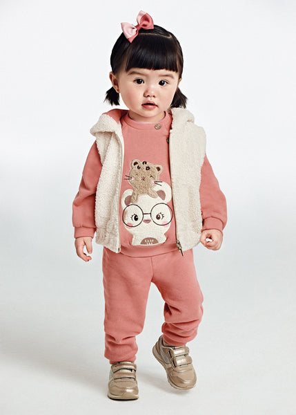 Tracksuit with vest for baby Art. 12-02836-050