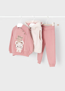 Tracksuit with vest for baby Art. 12-02836-050