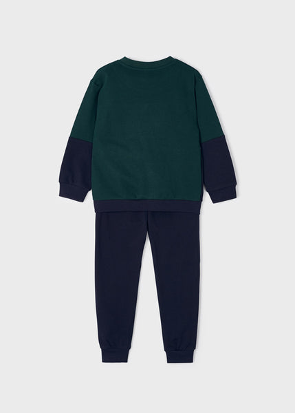 Boy's Block Sweatshirt Tracksuit Item 12-04843-012