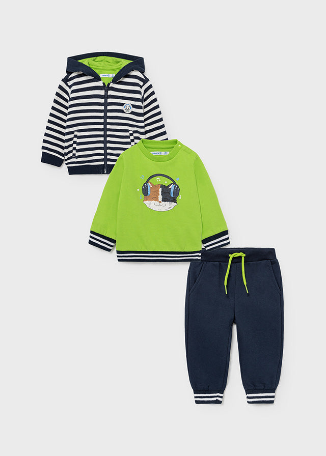 Double sweatshirt tracksuit for baby boy Art. 11-02830-089